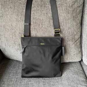 TUMI Voyageur Crossbody Bag Purse Black NWT